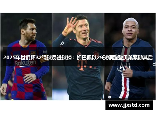 2025年世俱杯32强球员进球榜：姆巴佩以29球领跑登贝莱紧随其后